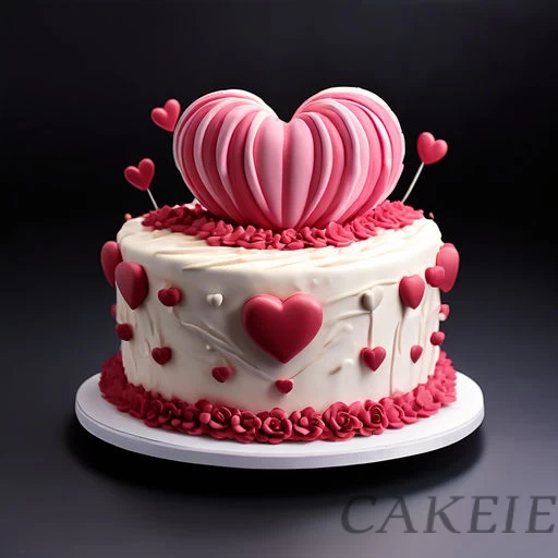 Valentine Heart Cake